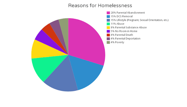 Reasons for homelessness