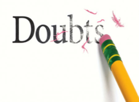 Erasing Doubts